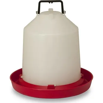 napáječka pro hospodářská zvířata Klobouková bajonetová napáječka pro slepice s držadlem 10 l, bez zátky