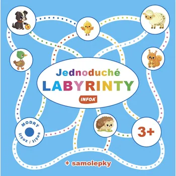 omalovánky Jednoduché labyrinty 3+