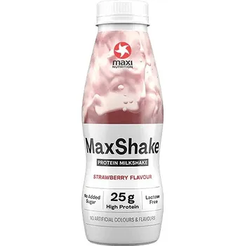 Iontový nápoj MaxiNutrition MaxShake Proteinový nápoj s jahodovou příchutí 330 ml