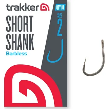 Rybářský háček Trakker Háčky Short Shank Hooks Barbless velikost 2