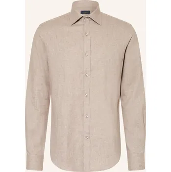 Pánská košile Paul & Shark Pánská Flanelová Košile Comfort Fit, béžová, 40