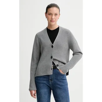 Dámský svetr Bavlněný kardigan Marc O'Polo 508605961069 šedá 09X, vel. M