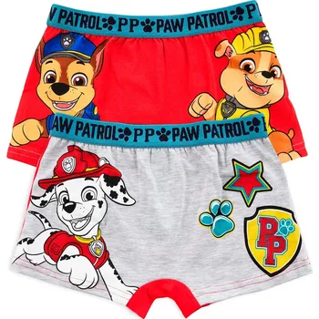 Chlapecké spodní prádlo Chlapecké boxerky PAW PATROL HERITAGE, balení 2 ks, šedé+červené Velikost: 116
