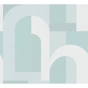 A.S. Création | Vliesová tapeta na zeď AP Arcade 39170-3 | 0,53 x 10,05 m | tyrkysová, modrá, bílá + Tyrkysová, modrá, bílá vliesová tapeta na stěnu 391703 v rozměru 0,53 x 10,05 m