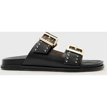 Dámské pantofle Kožené pantofle AllSaints Magda Stud Sandal W114FC černá 99X, EUR 40