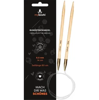 Jehlice Myboshi Kruhové jehlice č.6