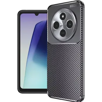 Pouzdro na mobilní telefon Kryt Xiaomi Redmi 14C / Poco C75, Techsuit CarbonFiber černý