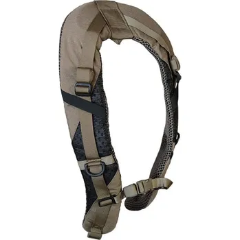 Příslušenství k zavazadlu EBERLESTOCK popruhy ramenní THICK PAD COYOTE BROWN