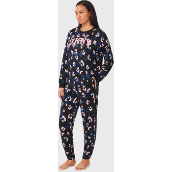 Dámské pyžamo Hřejivé pyžamo DKNY Falling from Fall dlouhé