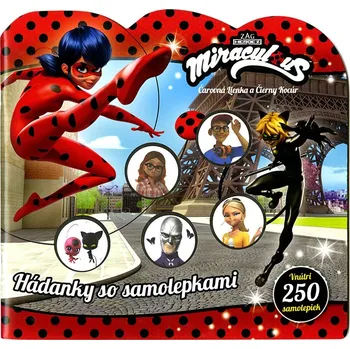 Čarovná Lienka a Čierny Kocúr - Hádanky so samolepkami - Kolektiv