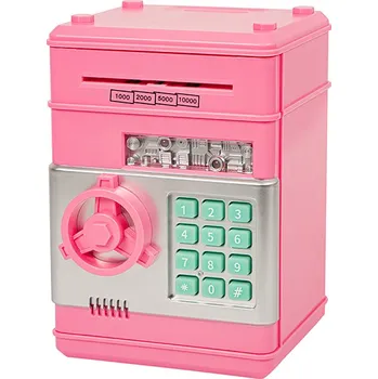 Trezor Růžový elektronický bezpečnostní sejf SB-06