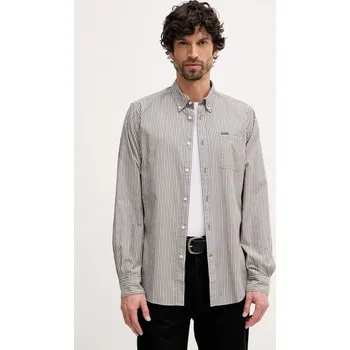 Pánská košile Košile Barbour Longfield MSH5707 šedá 90X, vel. XXL