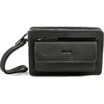 Lagen LM-022-W černá pánská kožená etue + DÁREK