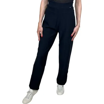 Dámské kalhoty SL Dámské černé zateplené kalhoty PETRA Barva: Černá, Velikost: M-L