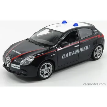 Bburago Alfa romeo Giulietta Carabinieri 2010 1:24 Modrá Bílá