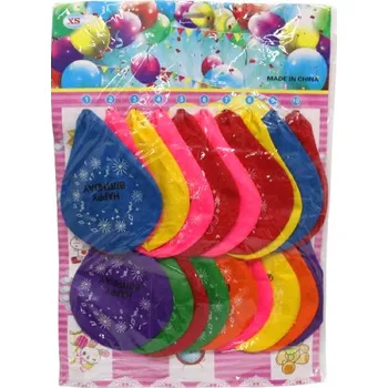 Latexové balónky HAPPY BIRTHDAY sada 20 ks