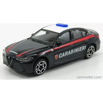 Bburago Alfa romeo Giulia Carabinieri 2015 1:43 Modrá Bílá