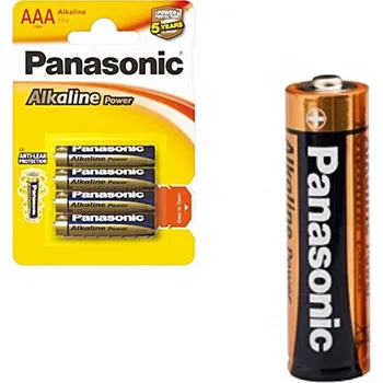 Baterie PANASONIC R03 AAA ALKAICZNA zlatá - 1 ks (1 tužková)