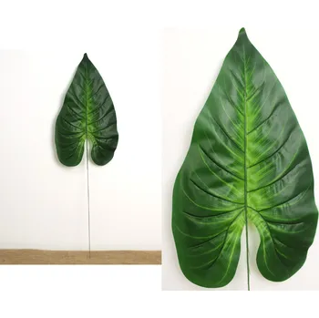 umělá květina Silikonový list AKOLAZJA výška 65x20 cm ZELENÝ