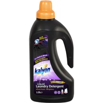 Přípravek na praní Kalyon prací prostředek na bílé prádlo 1,5 l Dark&Black