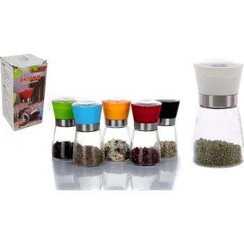 Mlýnek na koření Mlýnek na pepř, koření, náhodná barva 13 x 6 cm