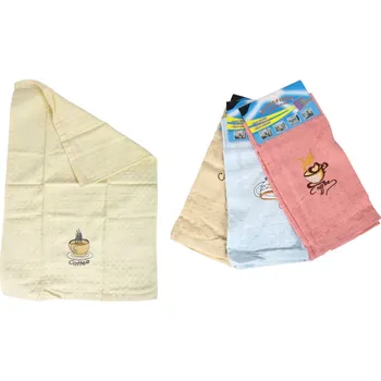 Utěrka Kuchyňská utěrka bavlněná KÁVA 62x42 cm MIX BAREV