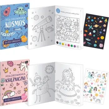 omalovánky Omalovánky 30x21 cm - MIX KOSMOS, PRINCEZNY