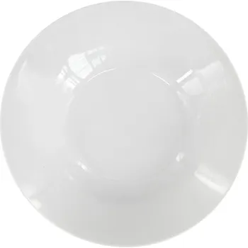 Talíř by - II.jakost Hluboký porcelánový talíř Ronda, ø 23 cm, bílý, II.jakost