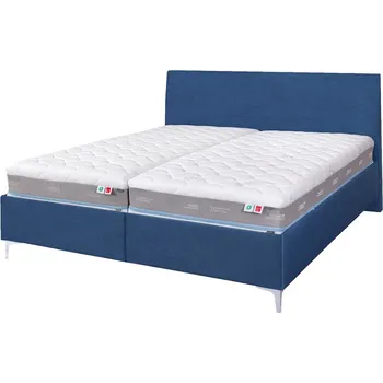 Postel Čalouněná postel Merkur s prošívaným čelem 200x120 Doprava ZDARMA.