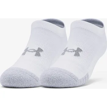 Pánské oblečení Dětské ponožky Under Armour Youth Heatgear NS (3 pár 1346754-100 Bílá SM