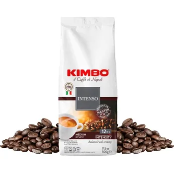 Káva Zrnková káva KIMBO Aroma Intenso 500g