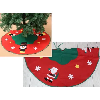 Vánoční dekorace Pouzdro na stojan na vánoční stromeček, kobereček pod vánoční stromeček, vzor MIKOŁAJ 100 cm