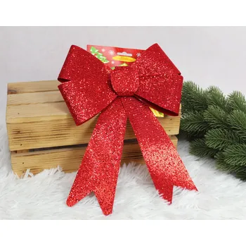 Vánoční ozdoba Ozdoba na vánoční stromeček MAŠEŇ 30x20 cm ČERVENÁ