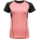 Devold tričko Merino 130 RUNNING krátký rukáv - dámské - růžová Velikost: L