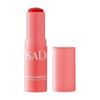 Přípravek na tvář IsaDora The Lip & Cheek Tint Cooling Jelly Stick Tvářenka