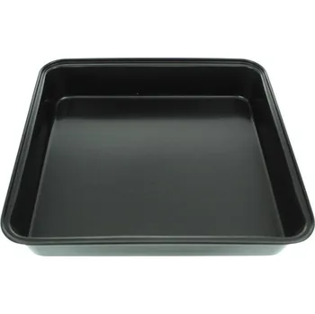 Nádoba na pečení Plech na pečení, zapékání ČERNÝ čtvercový 27x4,5 cm