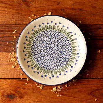 Talíř Dezertní tanier Ceramika Artystyczna Bolesławiec 21 cm - dek. 490AX