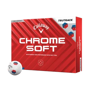 Golfový míček Callaway Chrome Soft 24 TruTrack, White