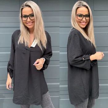 Dámská košile Prodloužená košile Barva: Růžová