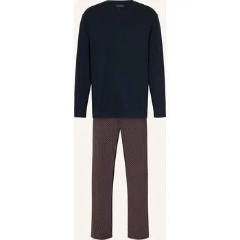 Pánské pyžamo Schiesser Pánské Pyžamo Comfort Essentials, tmavě modrá /...