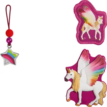Školní batoh Step by Step Doplňková sada obrázků MAGIC MAGS Schleich Bayala – Okřídlený duhový jednorožec