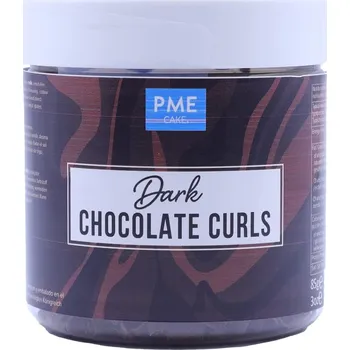 Jedlá dekorace na dort PME Čokoládové hoblinky tmavé (dark) 85 g