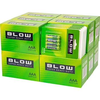 Článková baterie Baterie BLOW SUPER HEAVY DUTY AAA karton BLISTER
