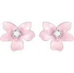 JAY Květinové náušnice Briar - zirkon, stříbrné zapínání JAY-9161-ZS51301(3) Růžová