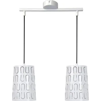 Závěsná lampa Vista 2x60W E27 bílá
