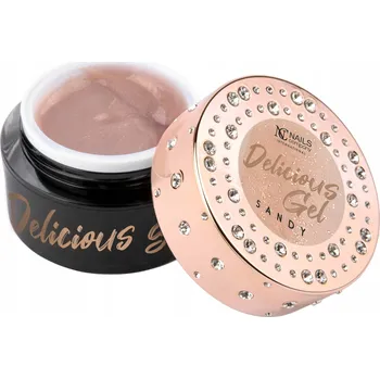 Lak na nehty Stavební Gel Gel na nehty NC Delicious Gel Sandy 15g Builder Gel