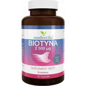 Medverita Biotin 2500 mcg 180 kapslí
