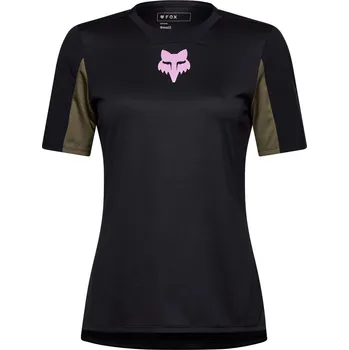 cyklistický dres Dámský dres FOX W Defend Ss Jersey Park Black - M