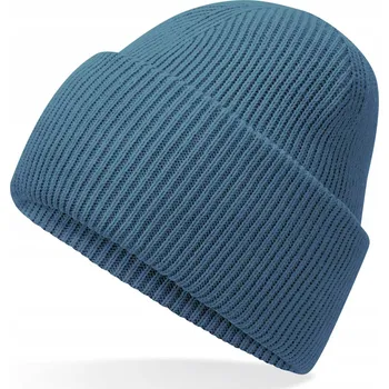 Čepice TEPLÁ ZIMNÍ ČEPICE BEANIE VELMI MĚKKÁ OHRNOVACÍ DVOUVRSTVÁ ŠIROKÁ