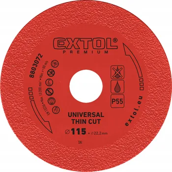 Řezný kotouč kotouč diamantový řezný EXTRA tenký, 115x22,2x1,2mm, EP